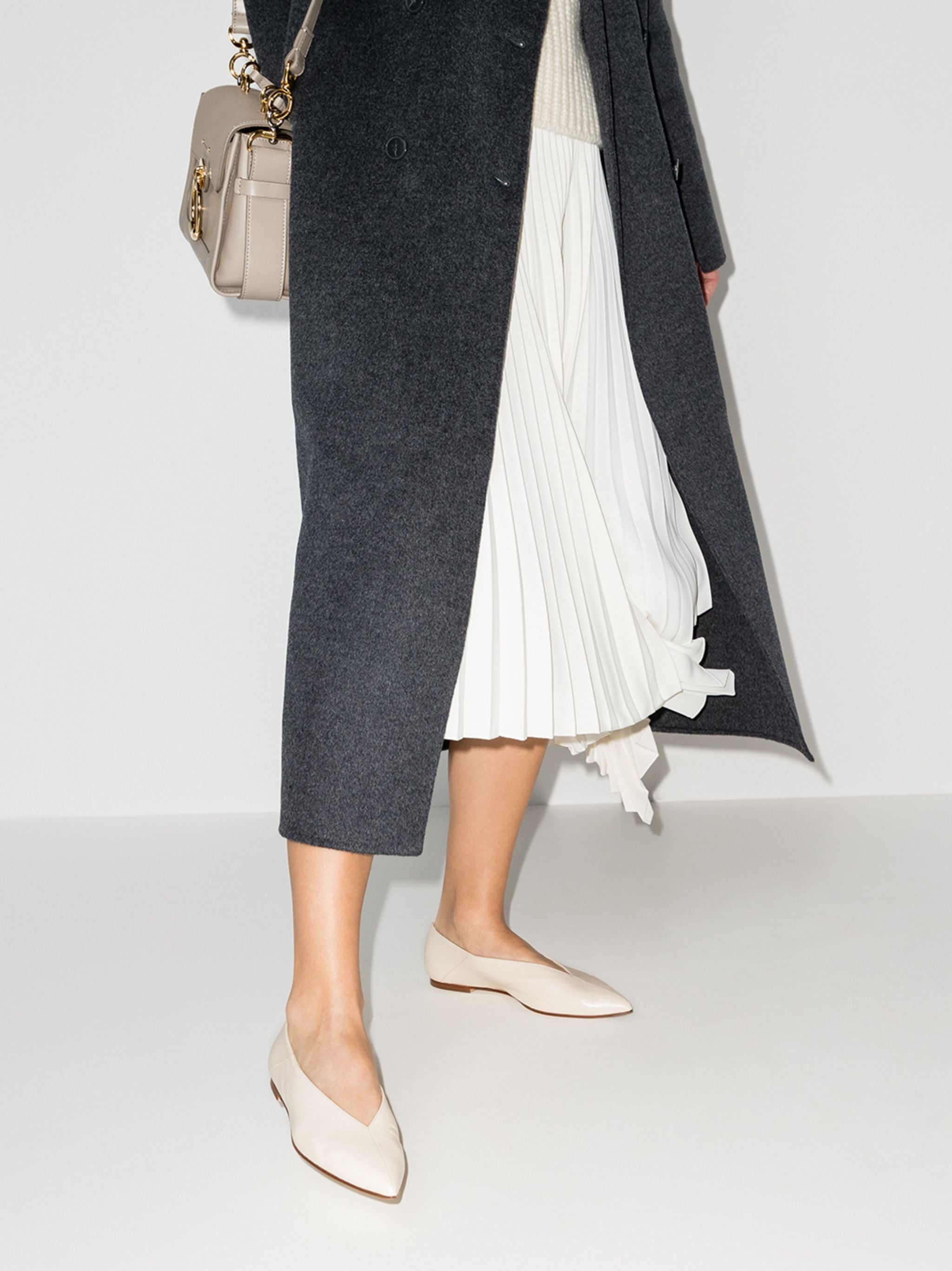 Aeyde BALLERINE Bianco