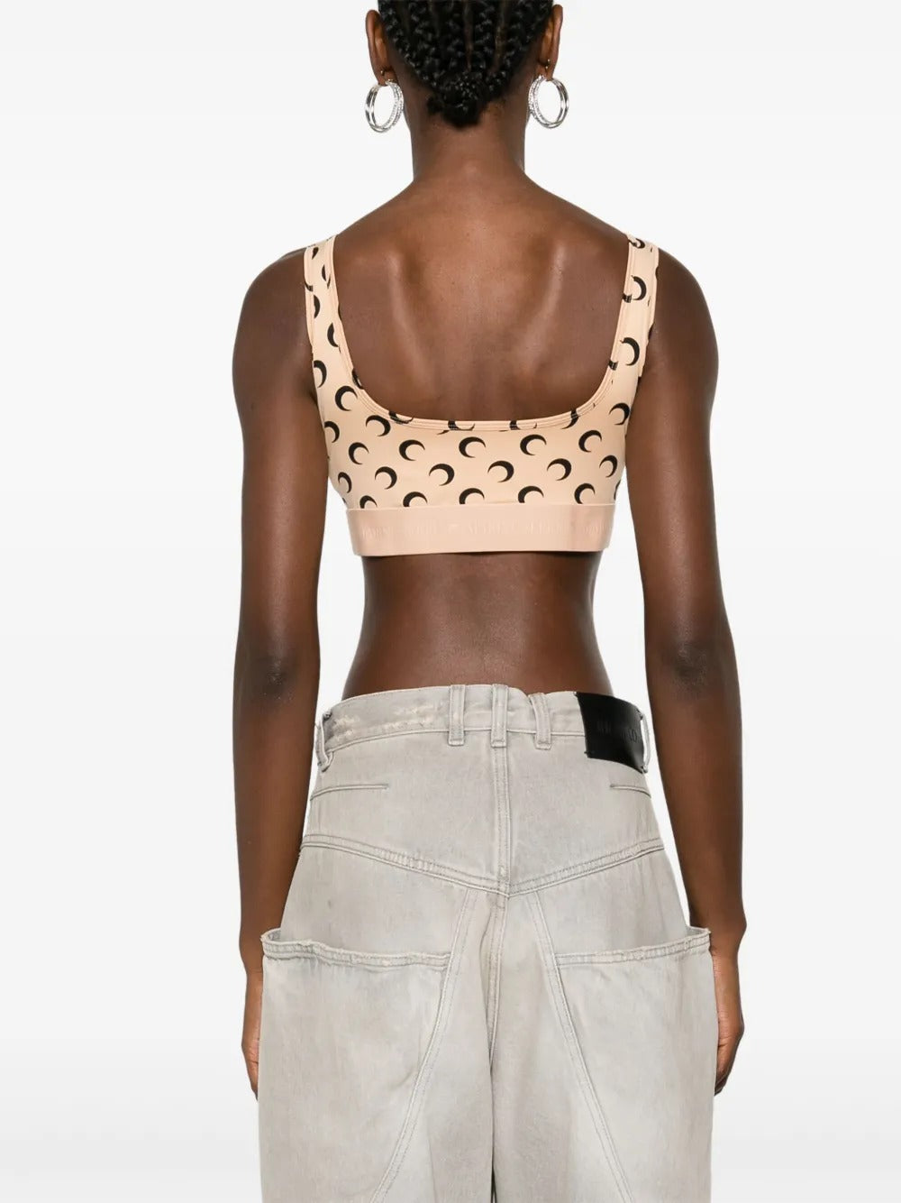 Marine Serre TOP Bianco