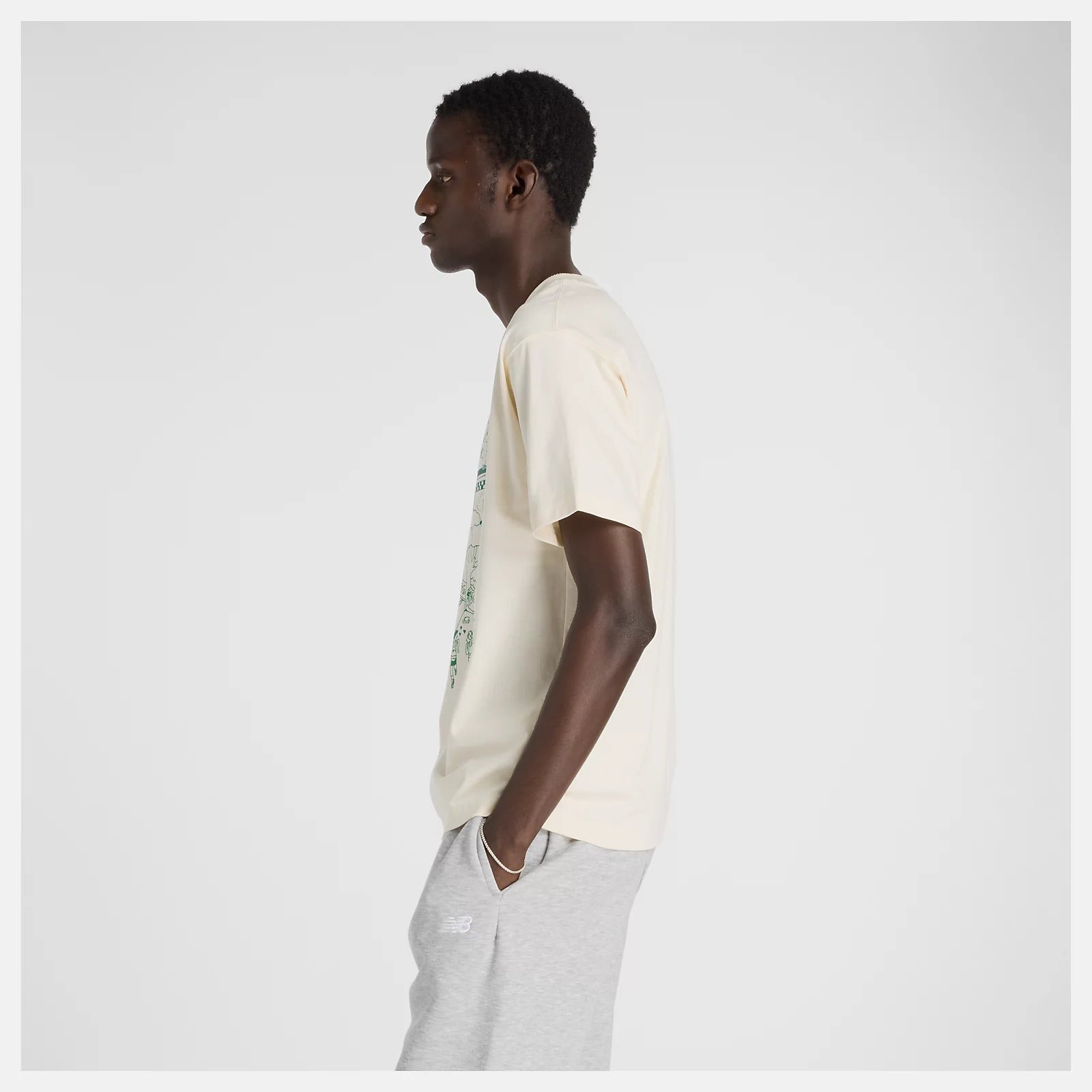 New Balance T-SHIRT Bianco