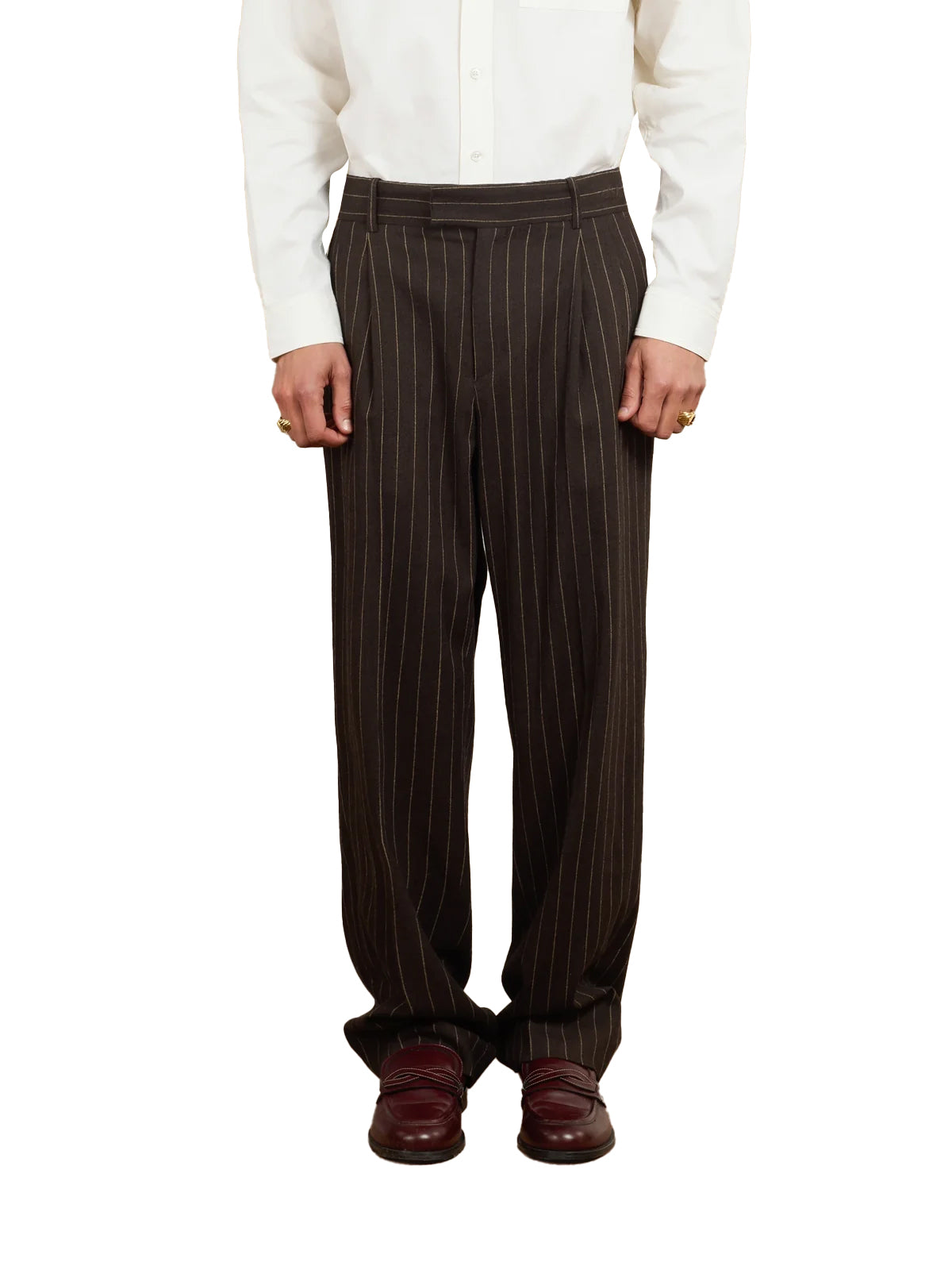 Drole De Monsieur PANTALONI Marrone