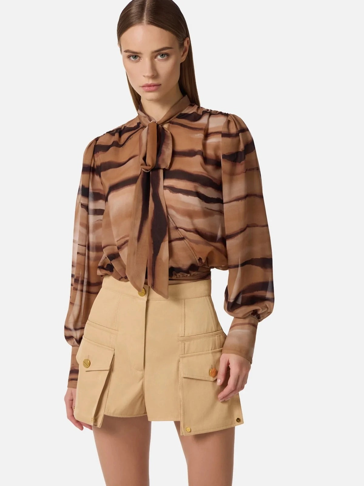 Elisabetta Franchi CAMICIE Beige