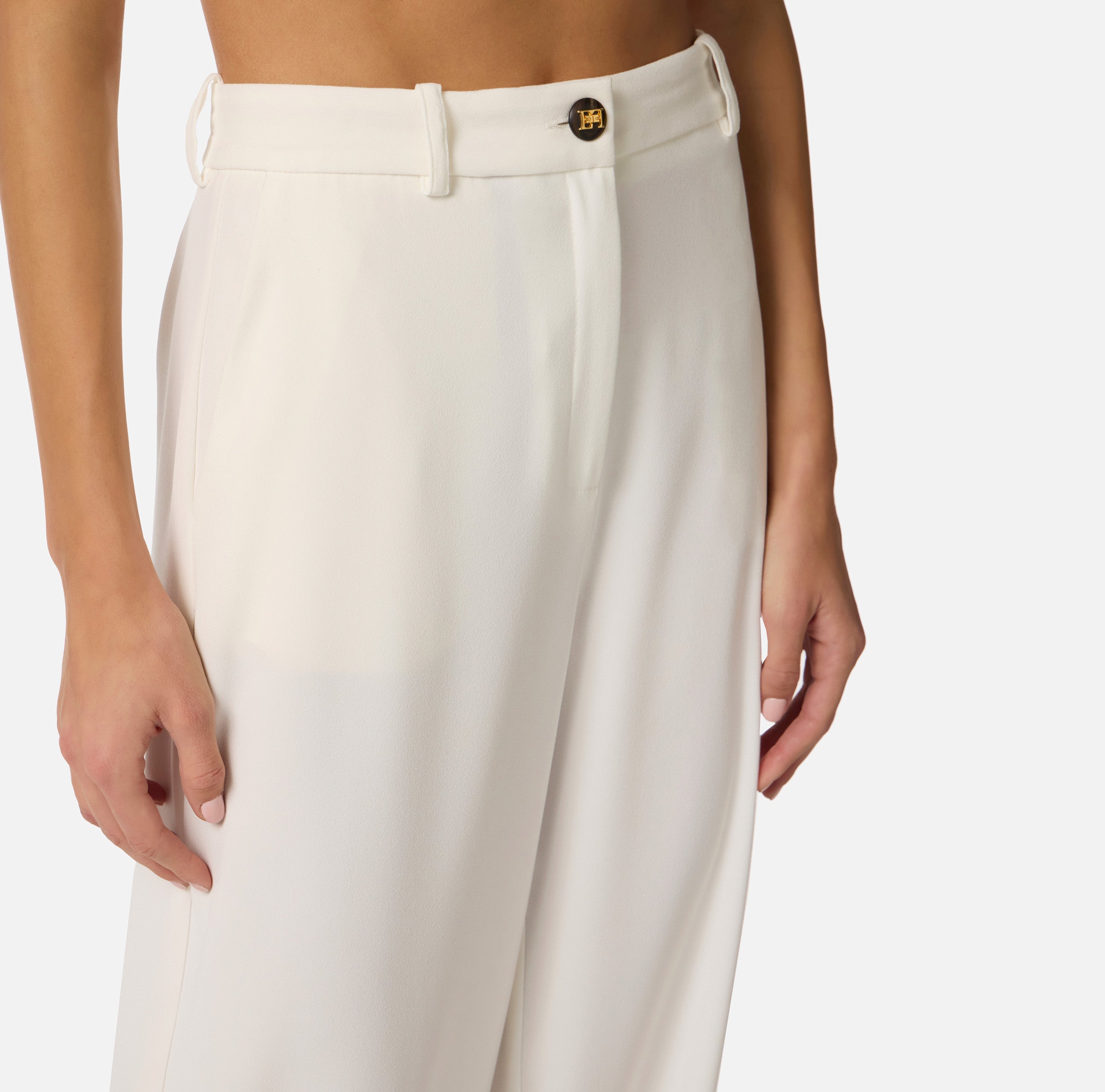 Elisabetta Franchi PANTALONI Bianco