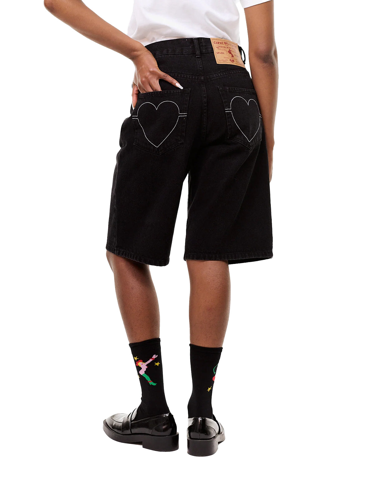 Carne Bollente PANTALONI Nero