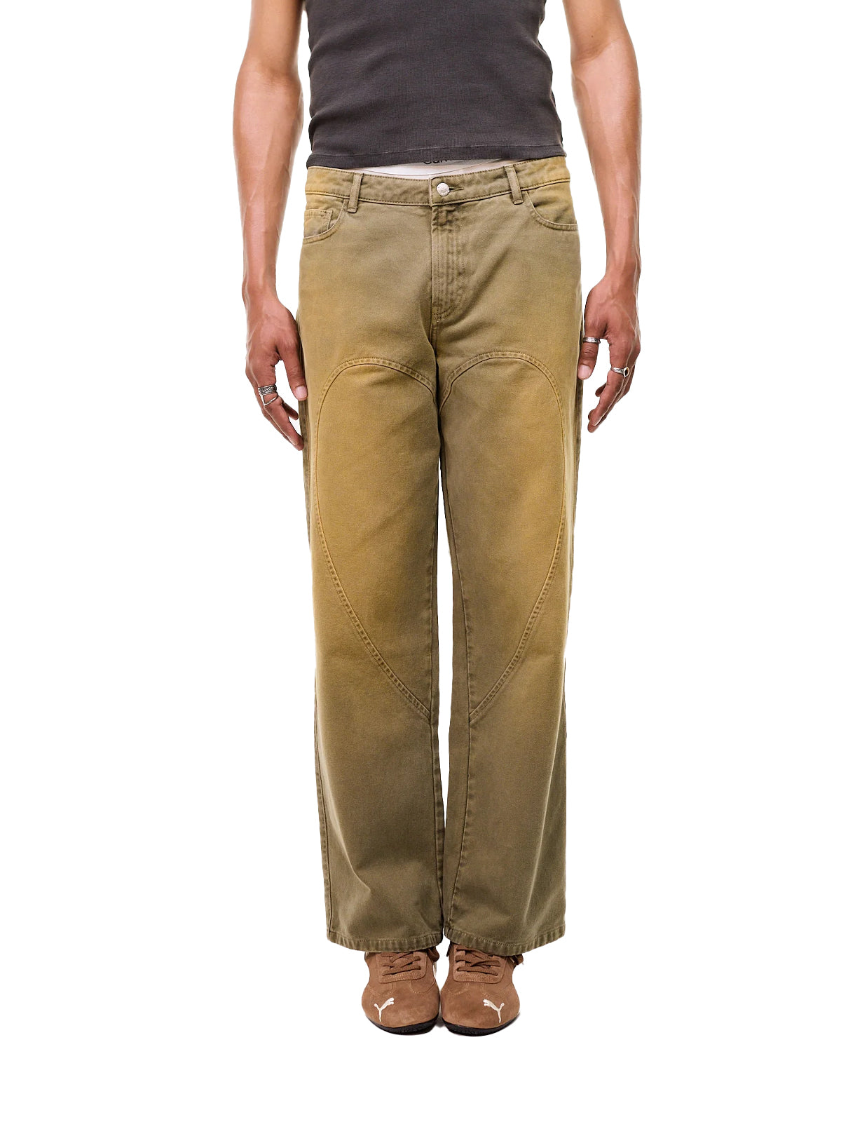 Carne Bollente PANTALONI Verde