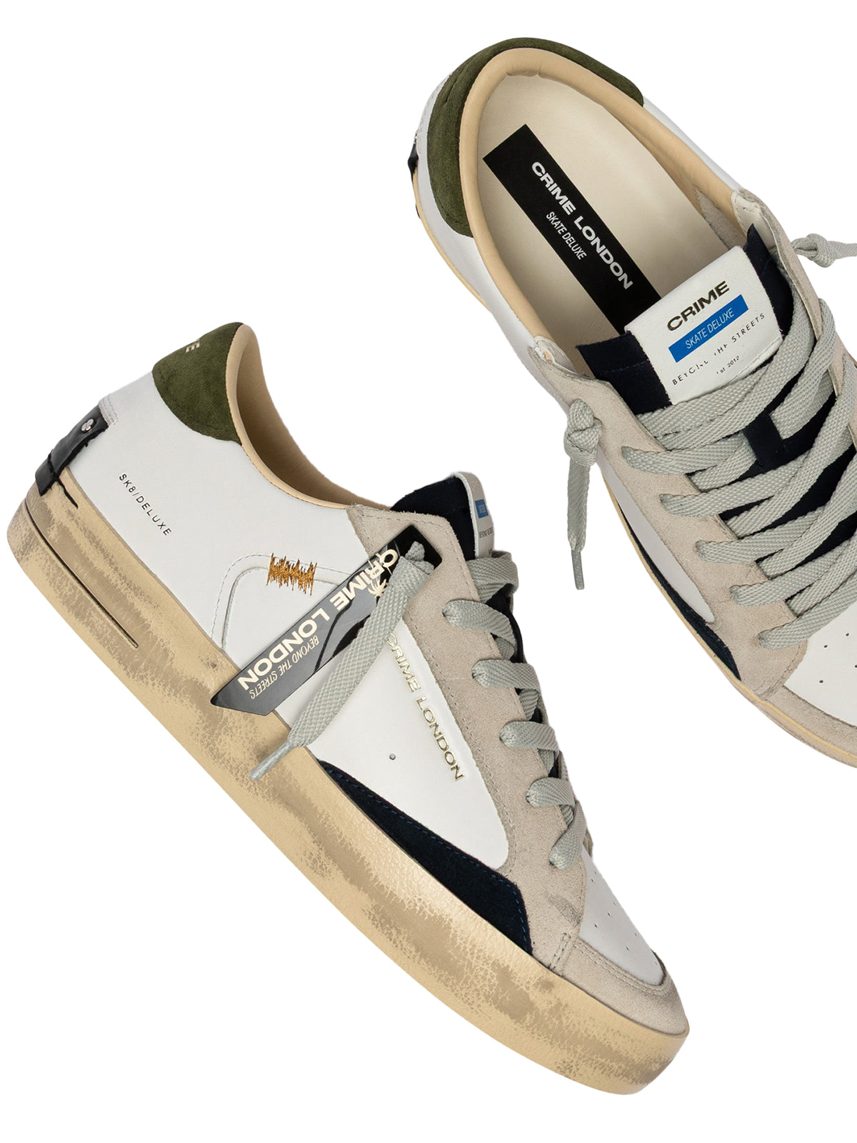 Crime London SNEAKERS Bianco