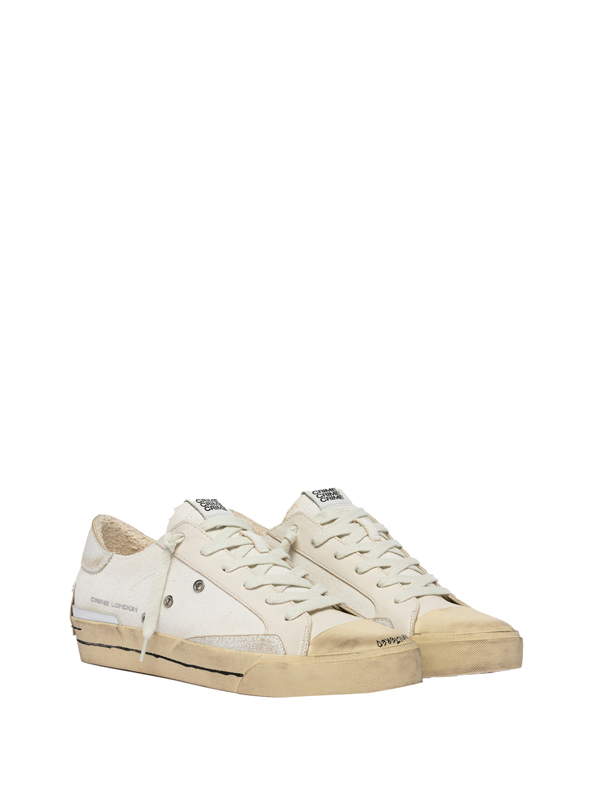 Crime London SNEAKERS Bianco