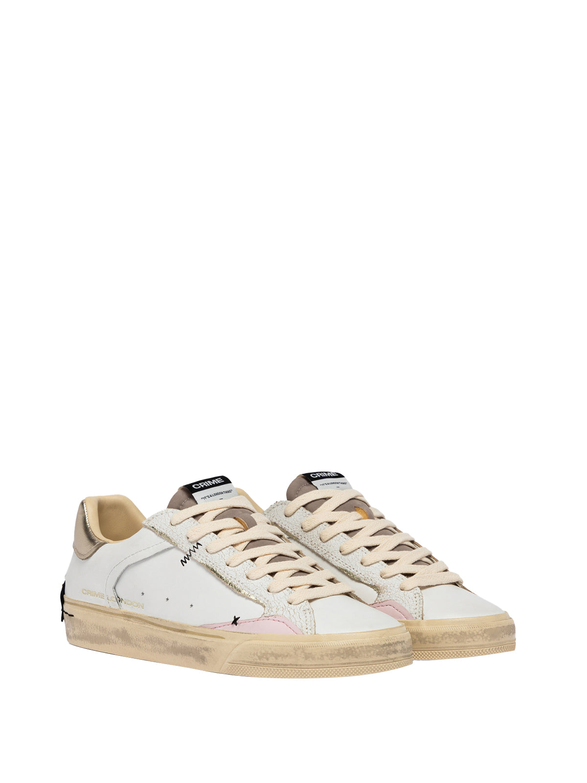 Crime London SNEAKERS Bianco