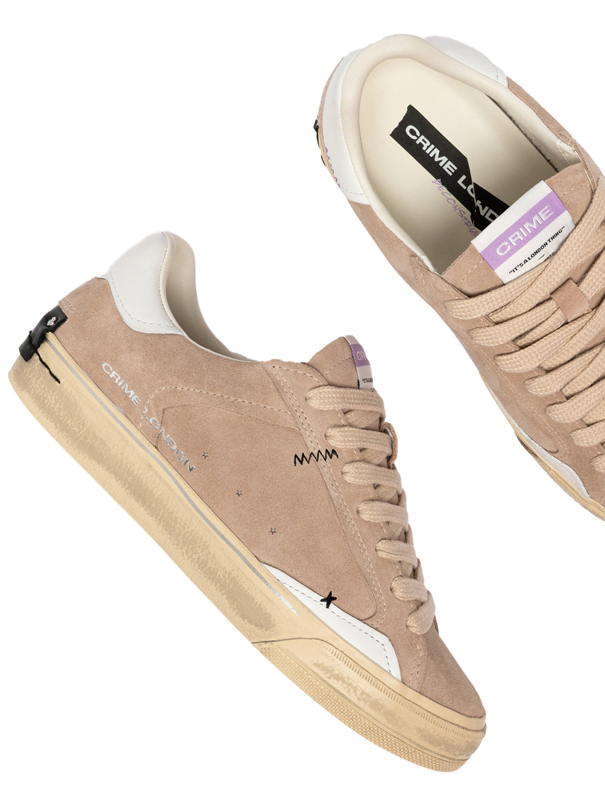 Crime London SNEAKERS Beige