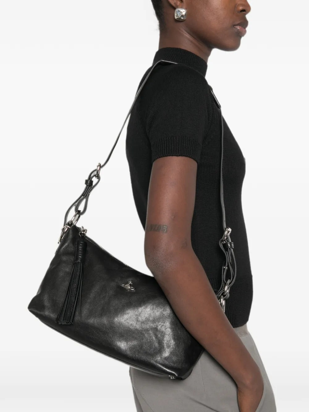 Vivienne Westwood BORSE A SPALLA Nero