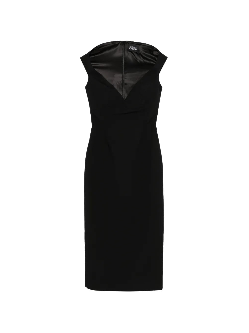 Solace London - Dress Black and Red for Women