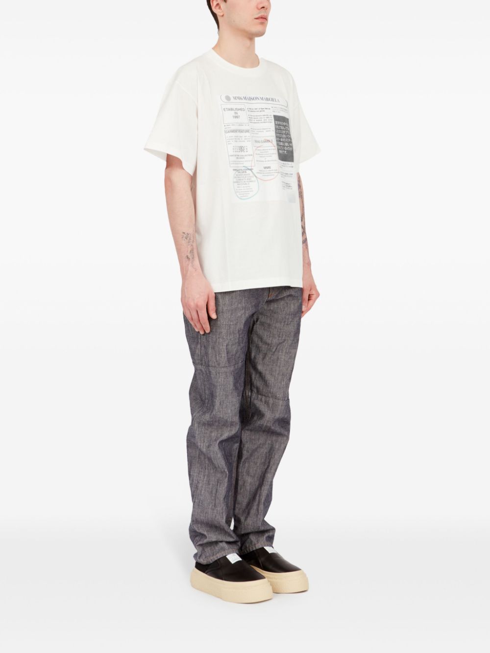 Mm6 Maison Margiela T-SHIRT Bianco