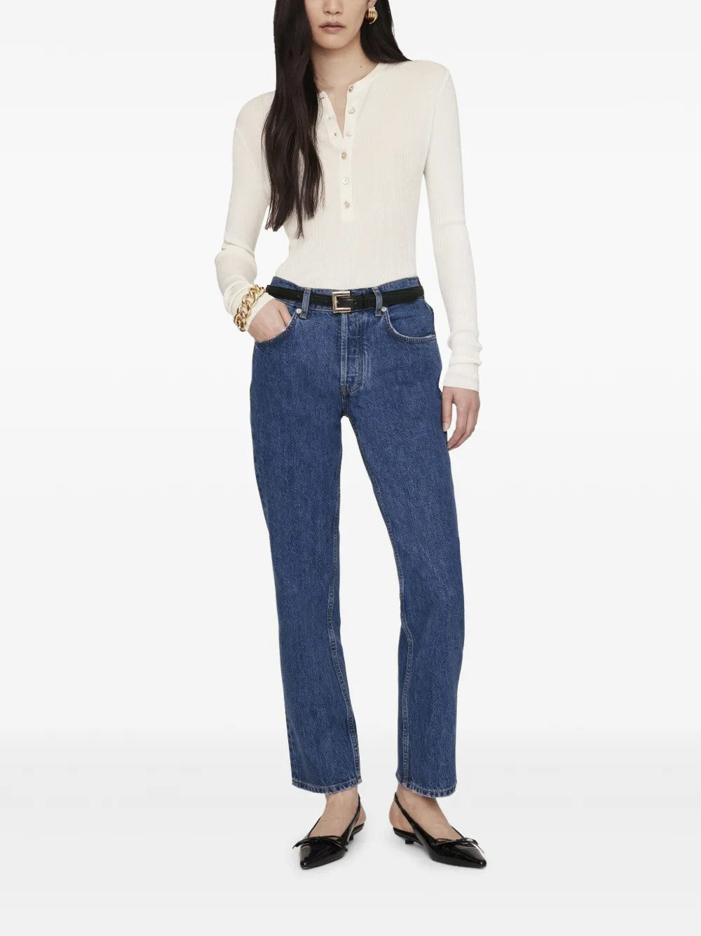 Anine Bing MAGLIERIA Bianco