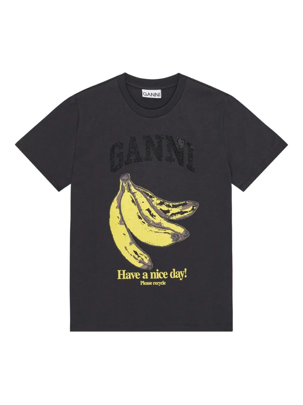Ganni T-SHIRT Nero