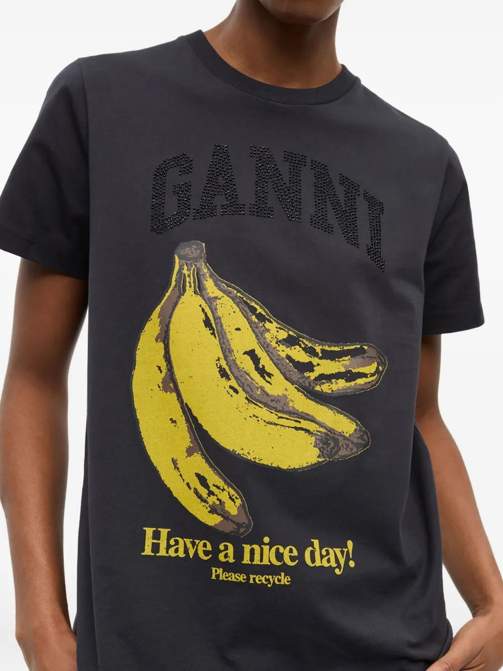 Ganni T-SHIRT Nero