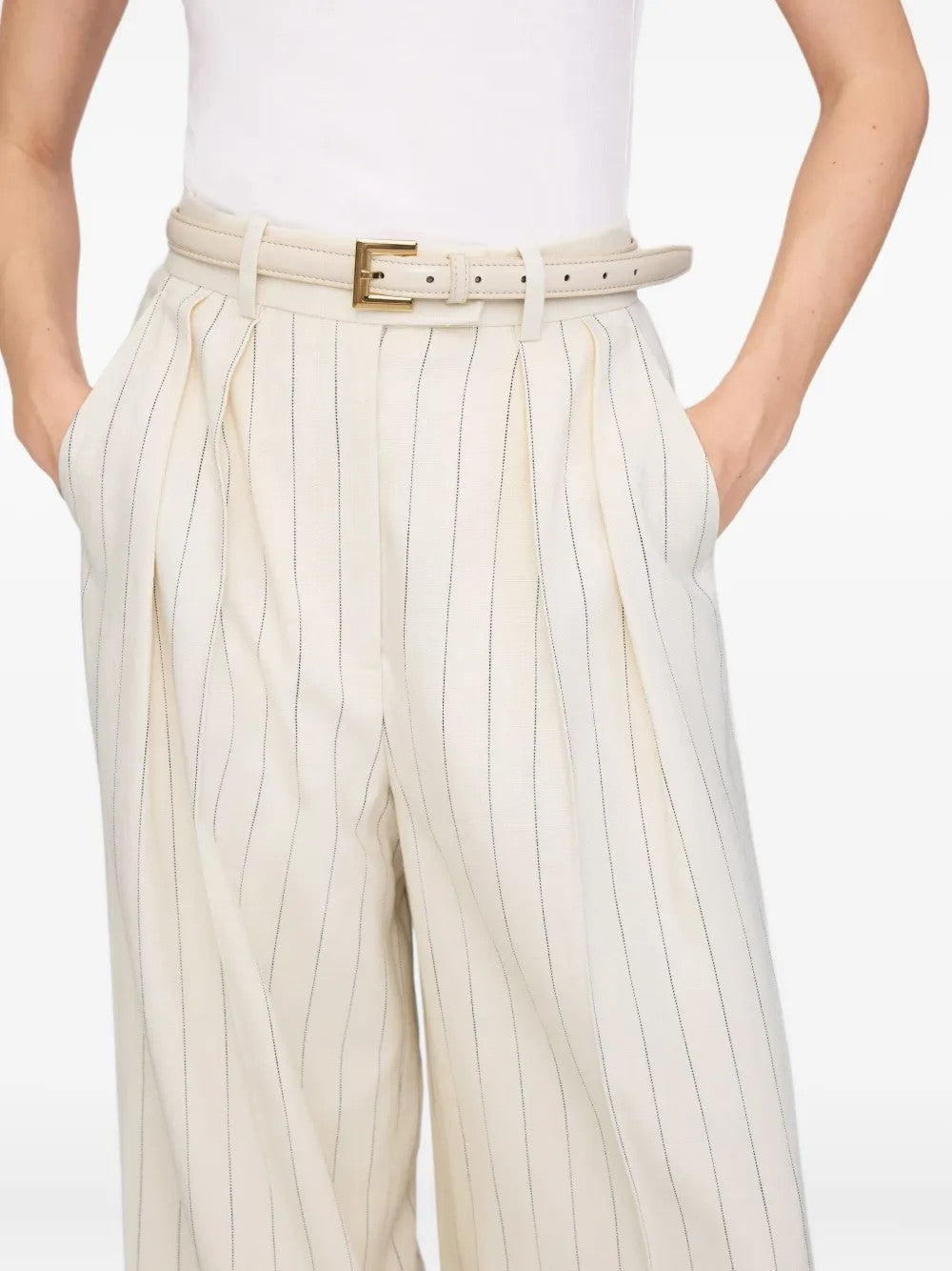 Anine Bing CINTURE Bianco