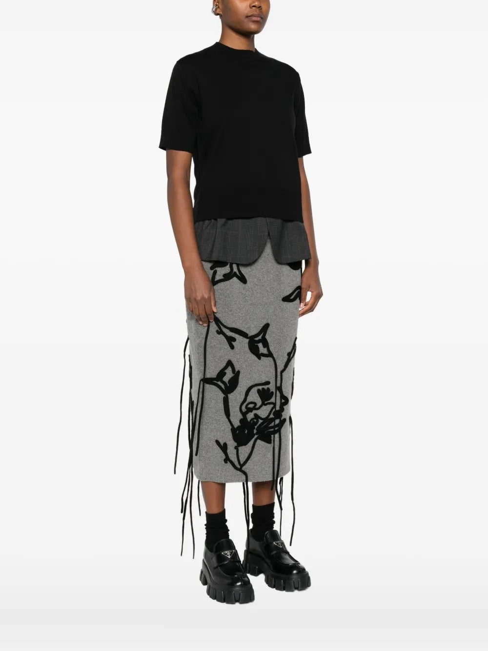 Sacai MAGLIERIA Nero