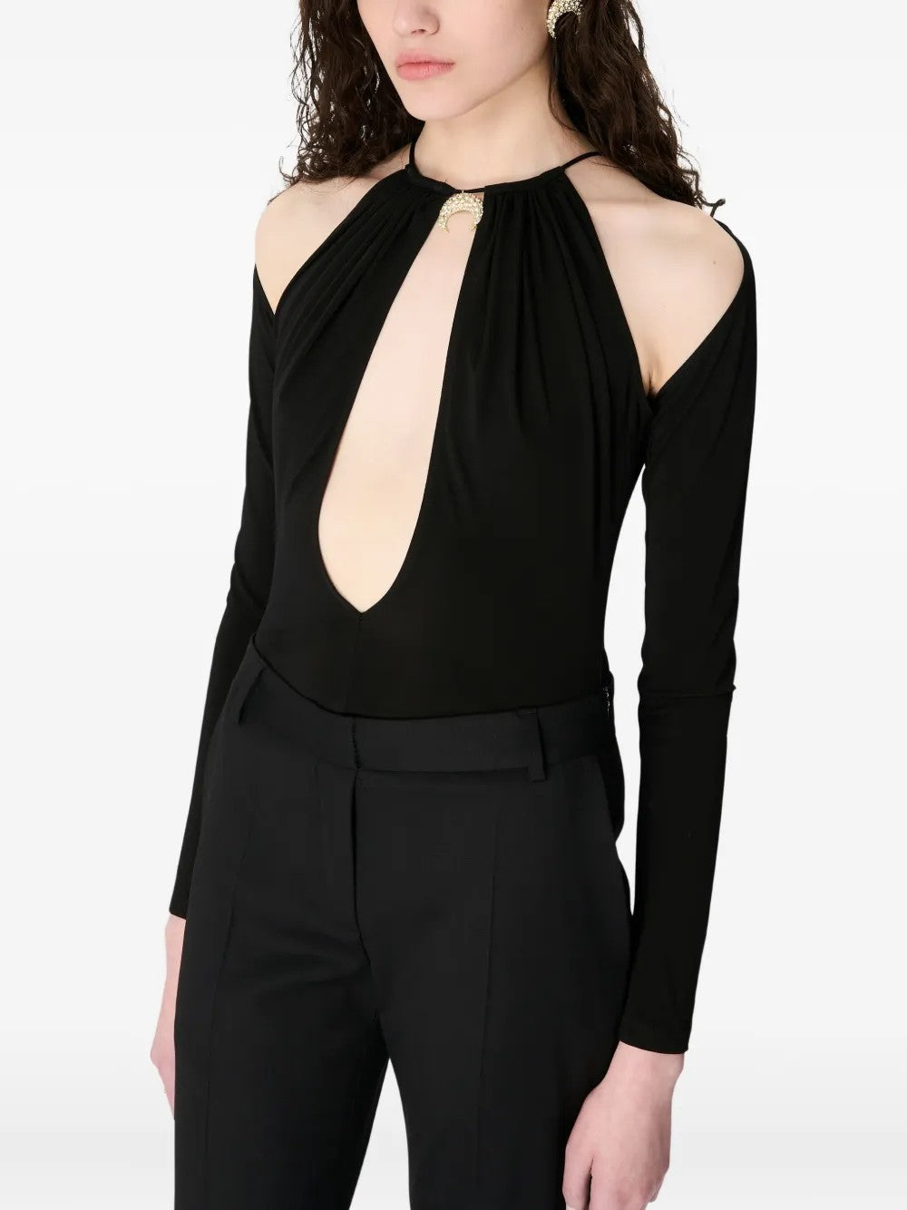 Marine Serre TOP Nero