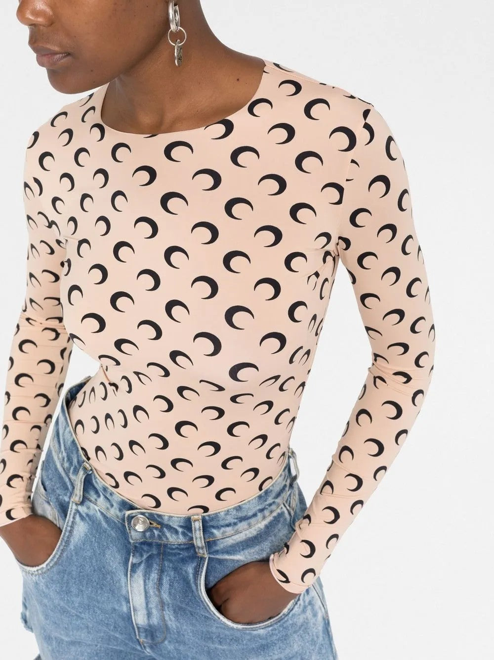 Marine Serre TOP Beige