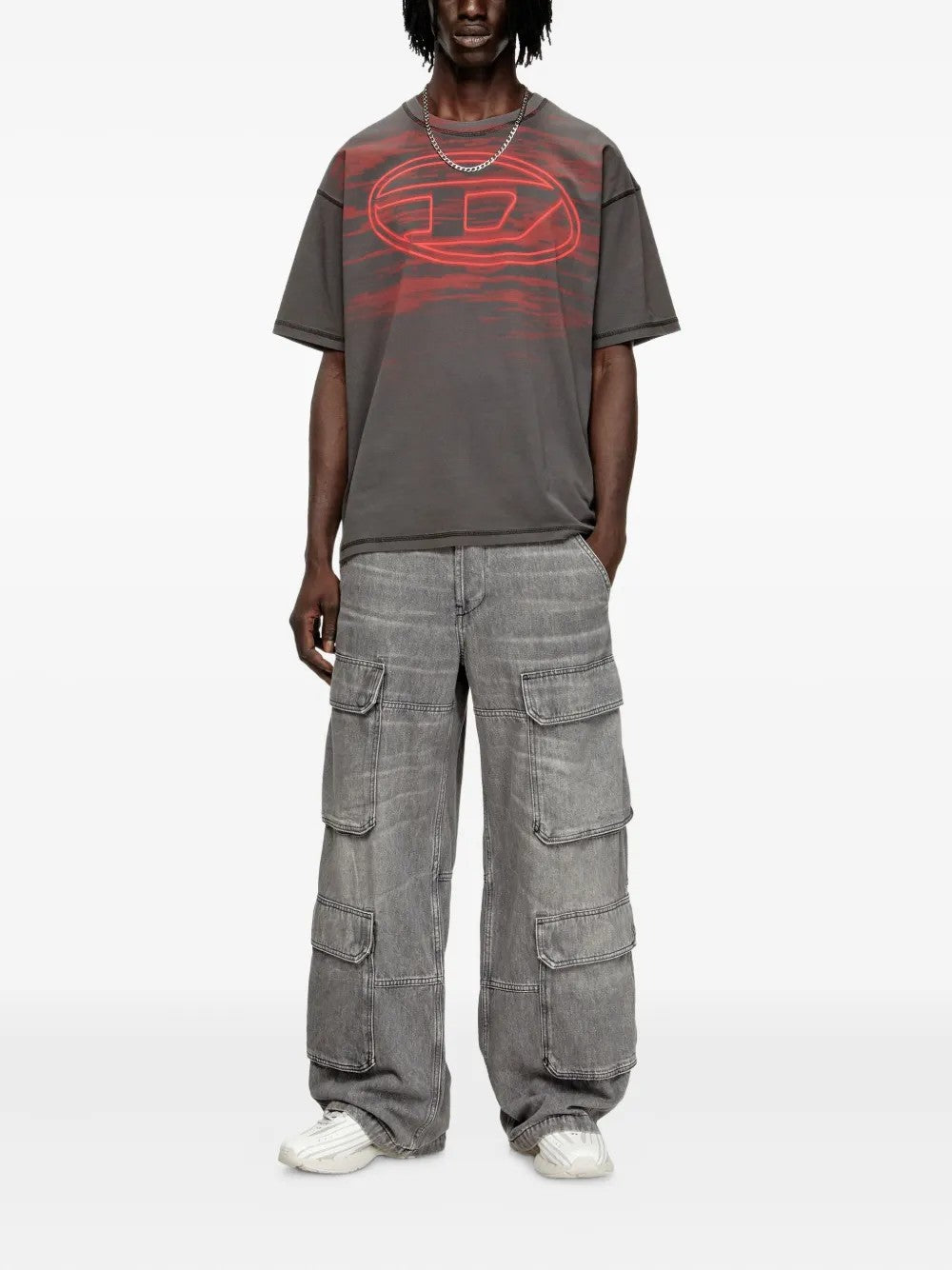 Diesel T-SHIRT Grigio