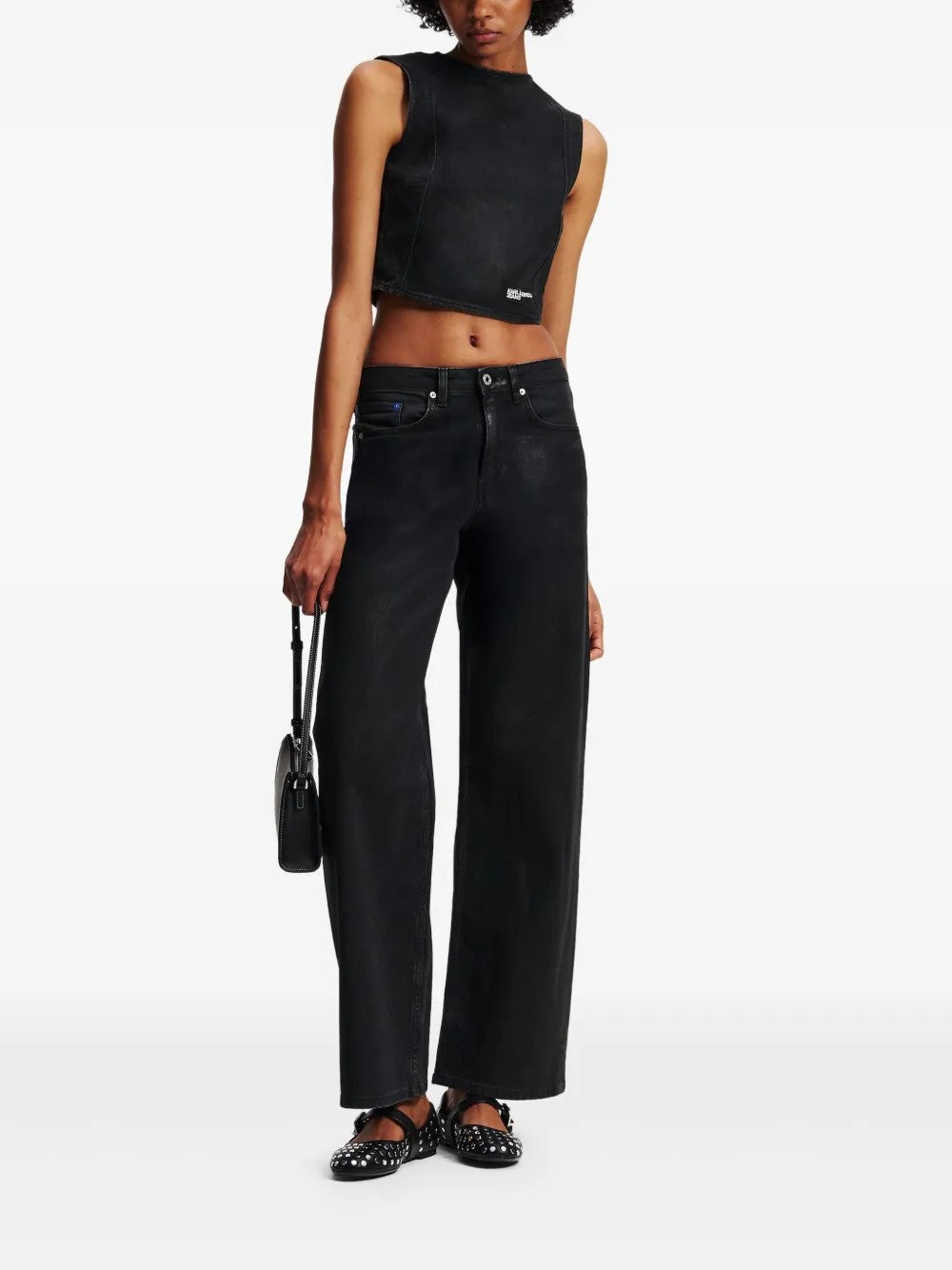 Karl Lagerfeld TOP Nero