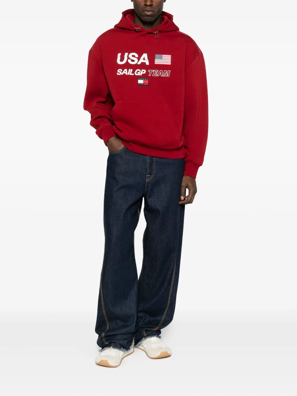 Tommy X Sail Gp Sufa25 FELPE Rosso