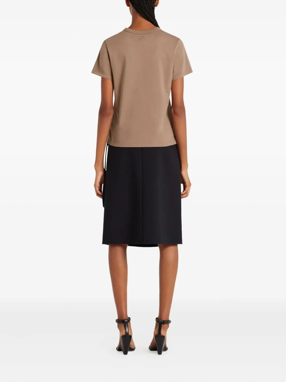 Courreges T-SHIRT Marrone