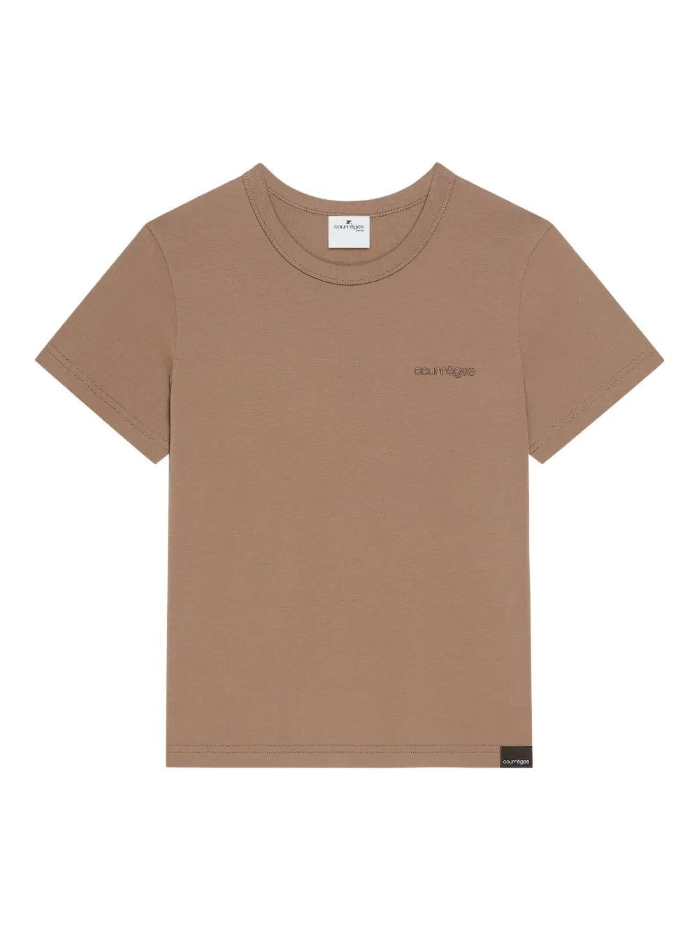 Courreges T-SHIRT Marrone
