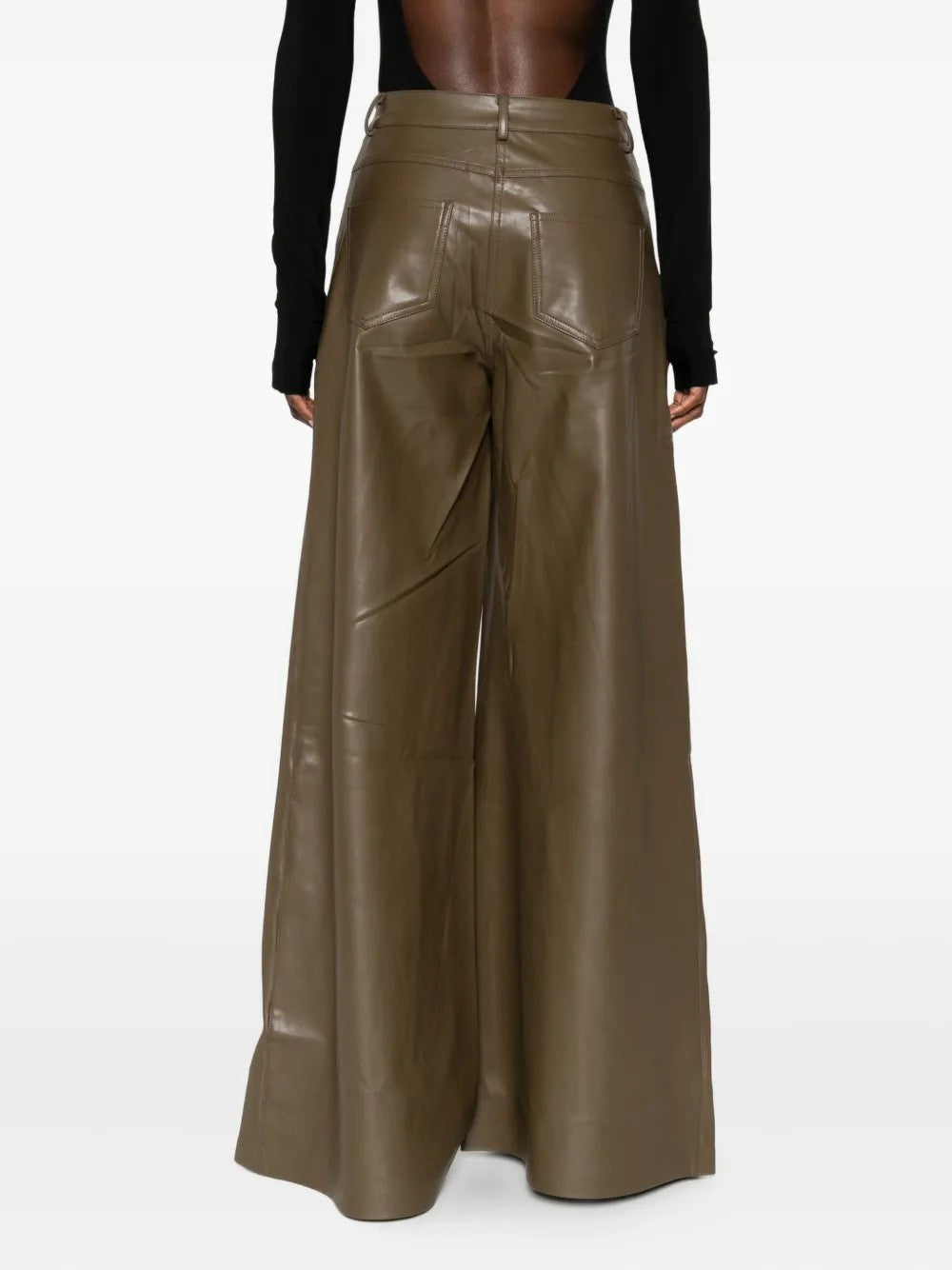 Norma Kamali PANTALONI Marrone