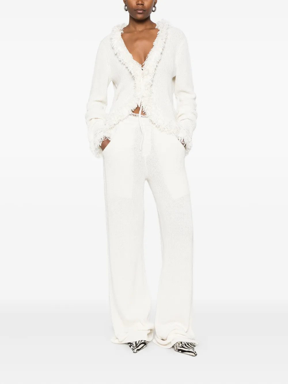 Aya Muse PANTALONI Bianco