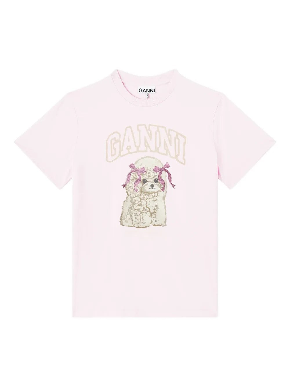 Ganni T-SHIRT Rosa