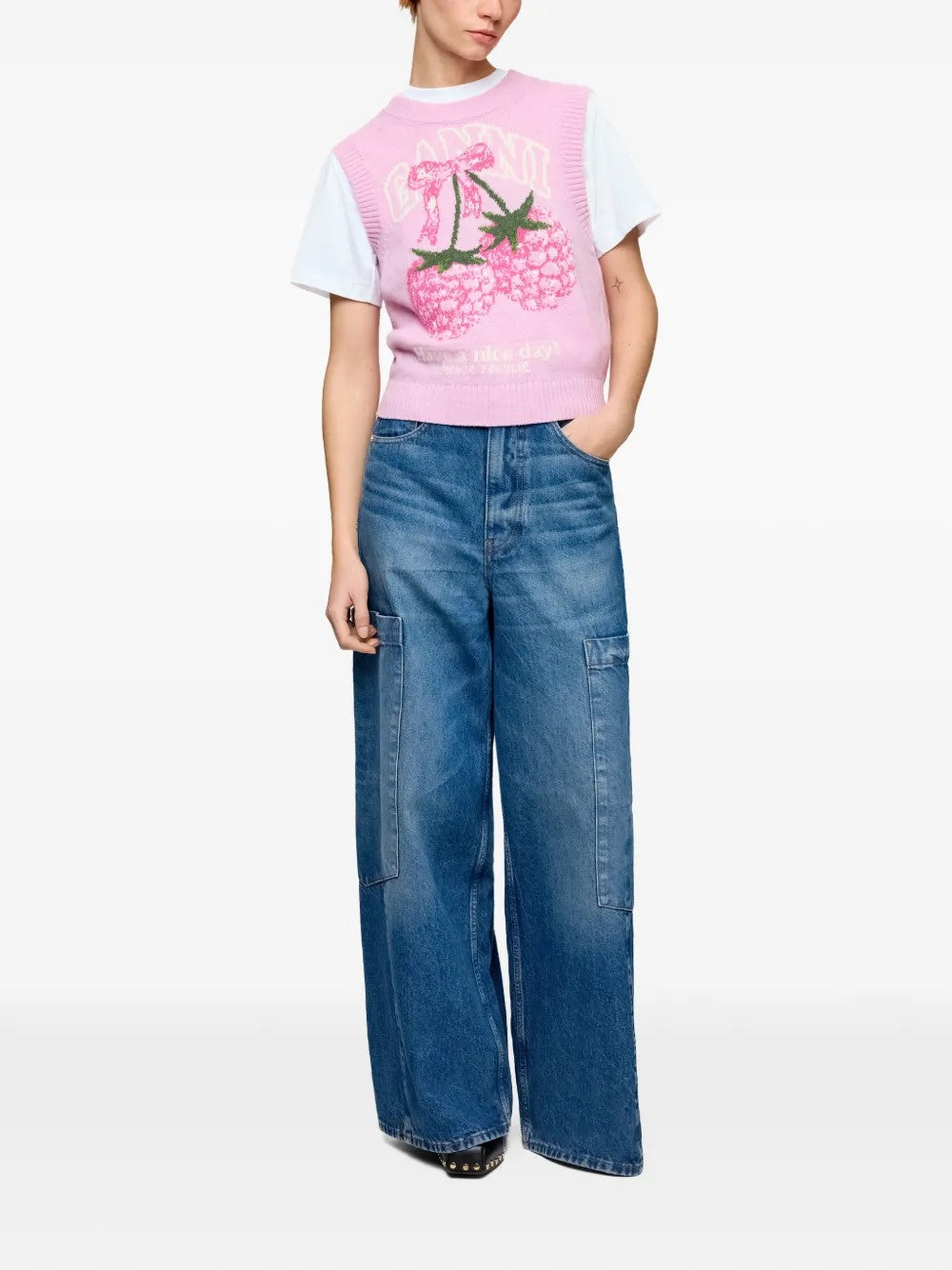 Ganni MAGLIERIA Rosa