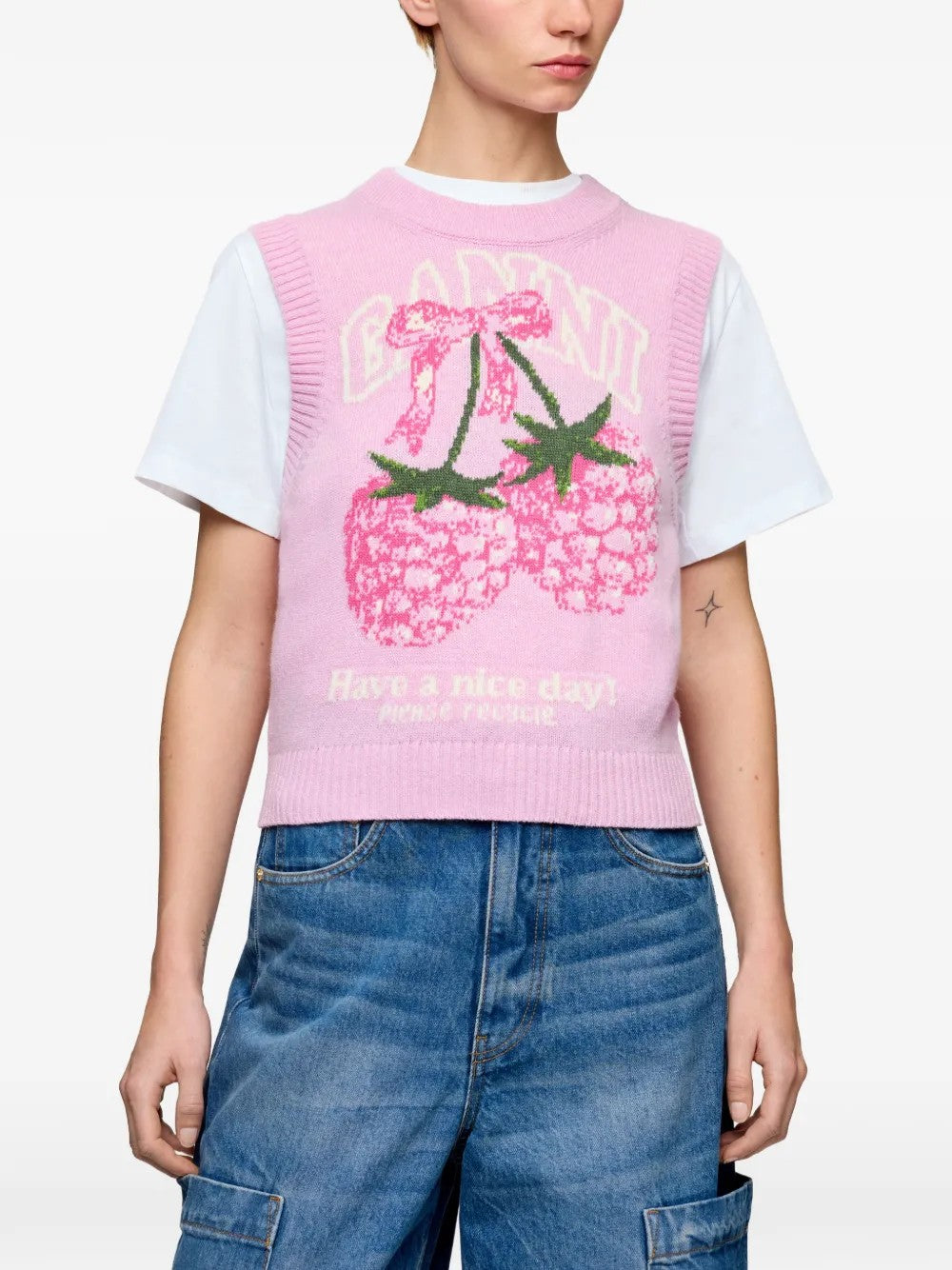 Ganni MAGLIERIA Rosa