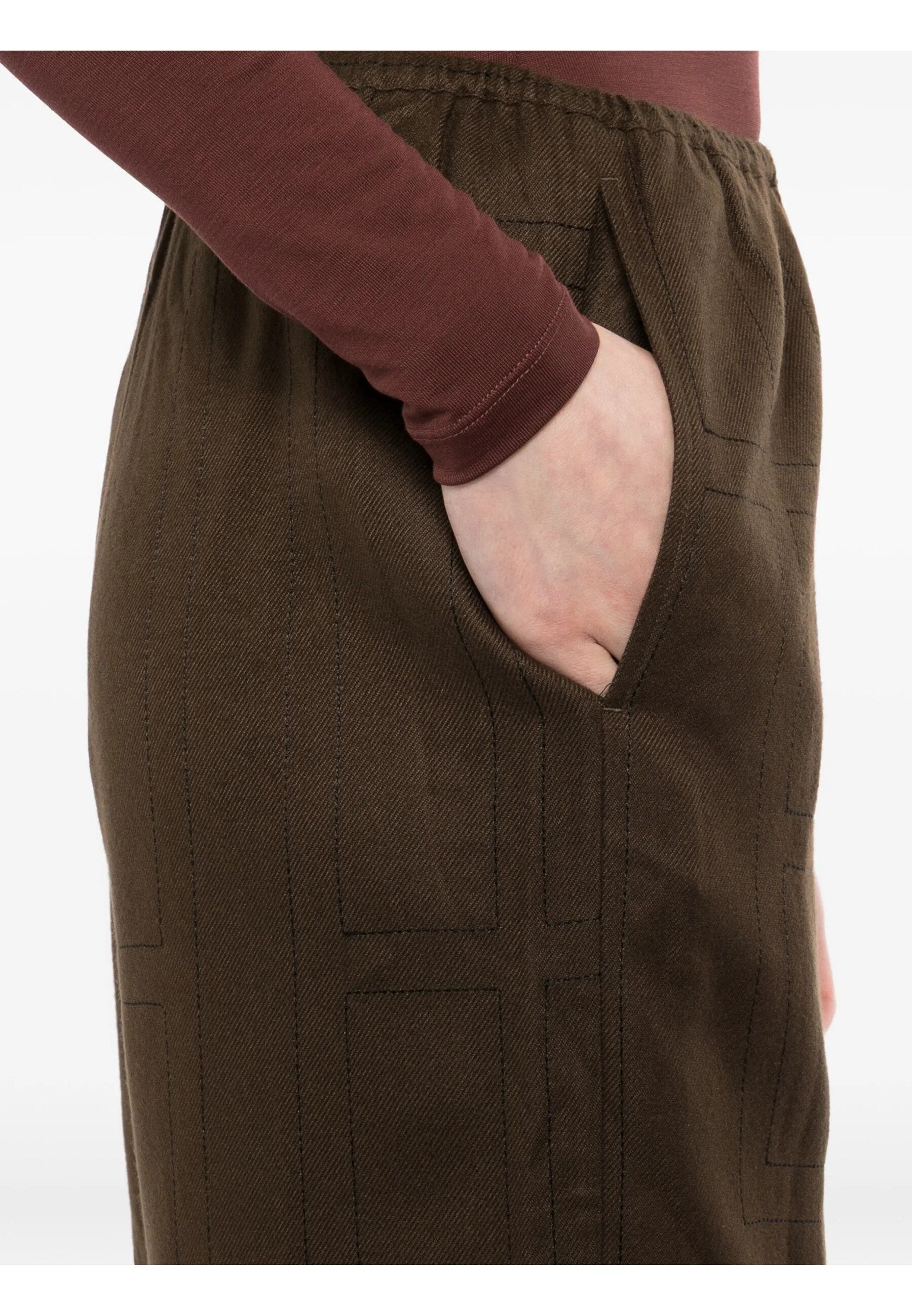 Toteme PANTALONI Marrone