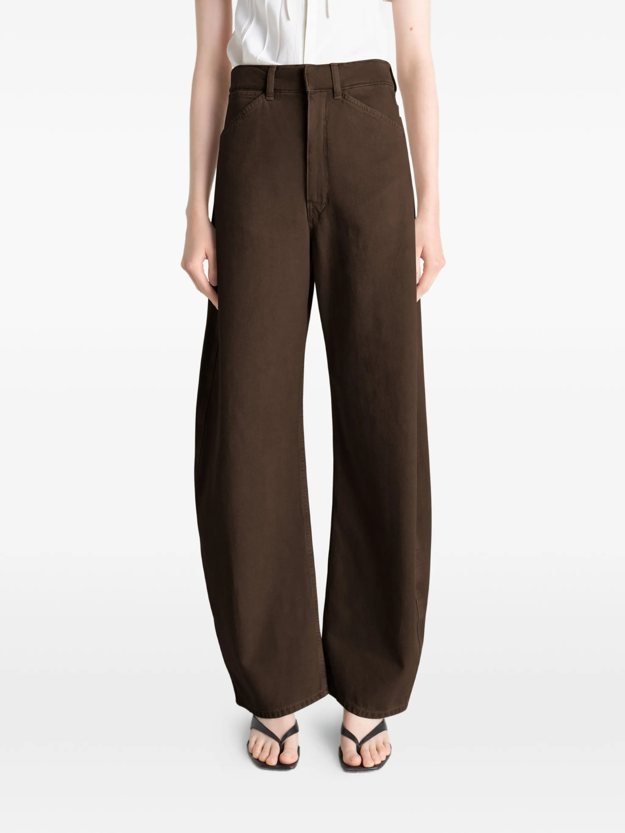 Lemaire PANTALONI Marrone