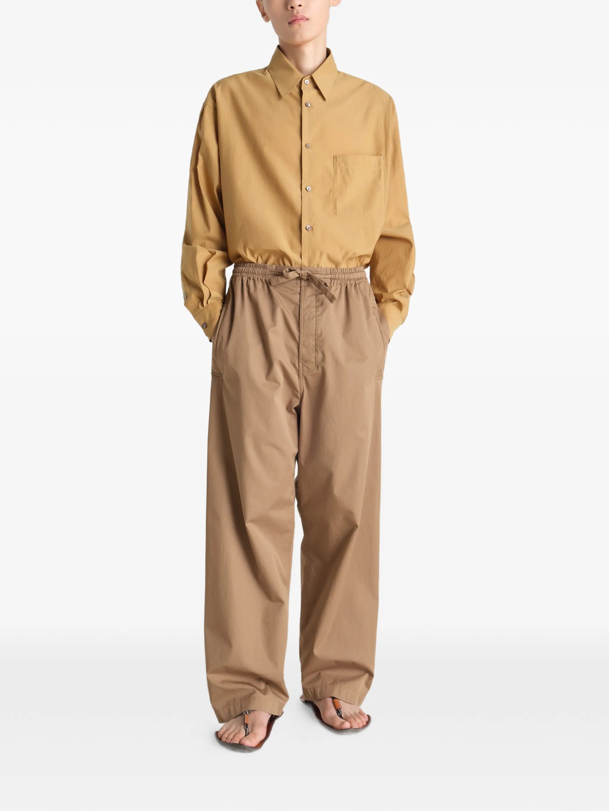 Lemaire PANTALONI Marrone