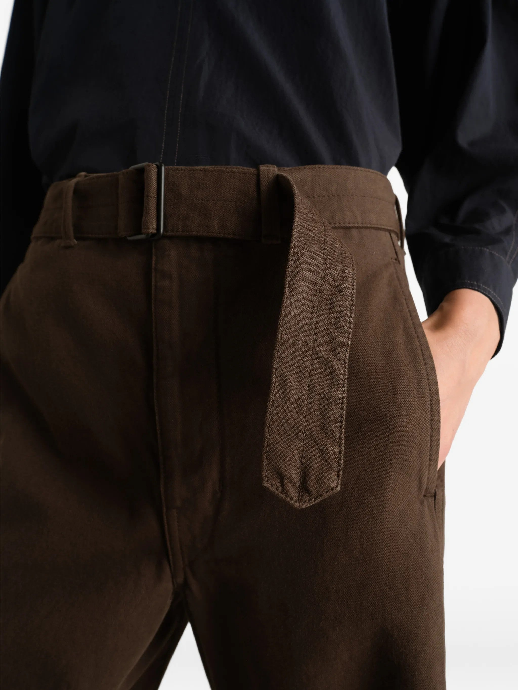 Lemaire PANTALONI Marrone
