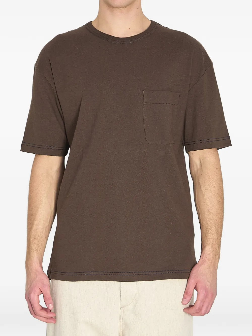 Lemaire T-SHIRT Marrone