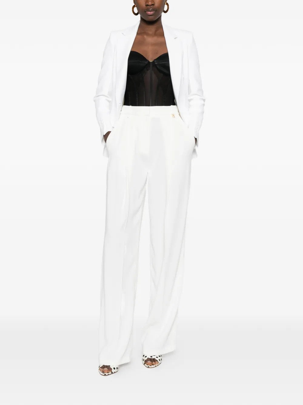 Elisabetta Franchi PANTALONI Bianco