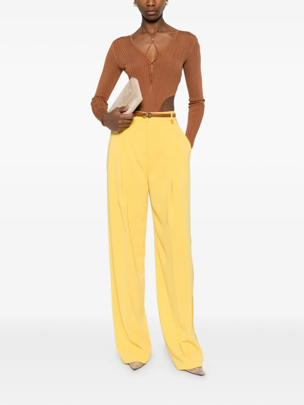 Elisabetta Franchi TOP Marrone