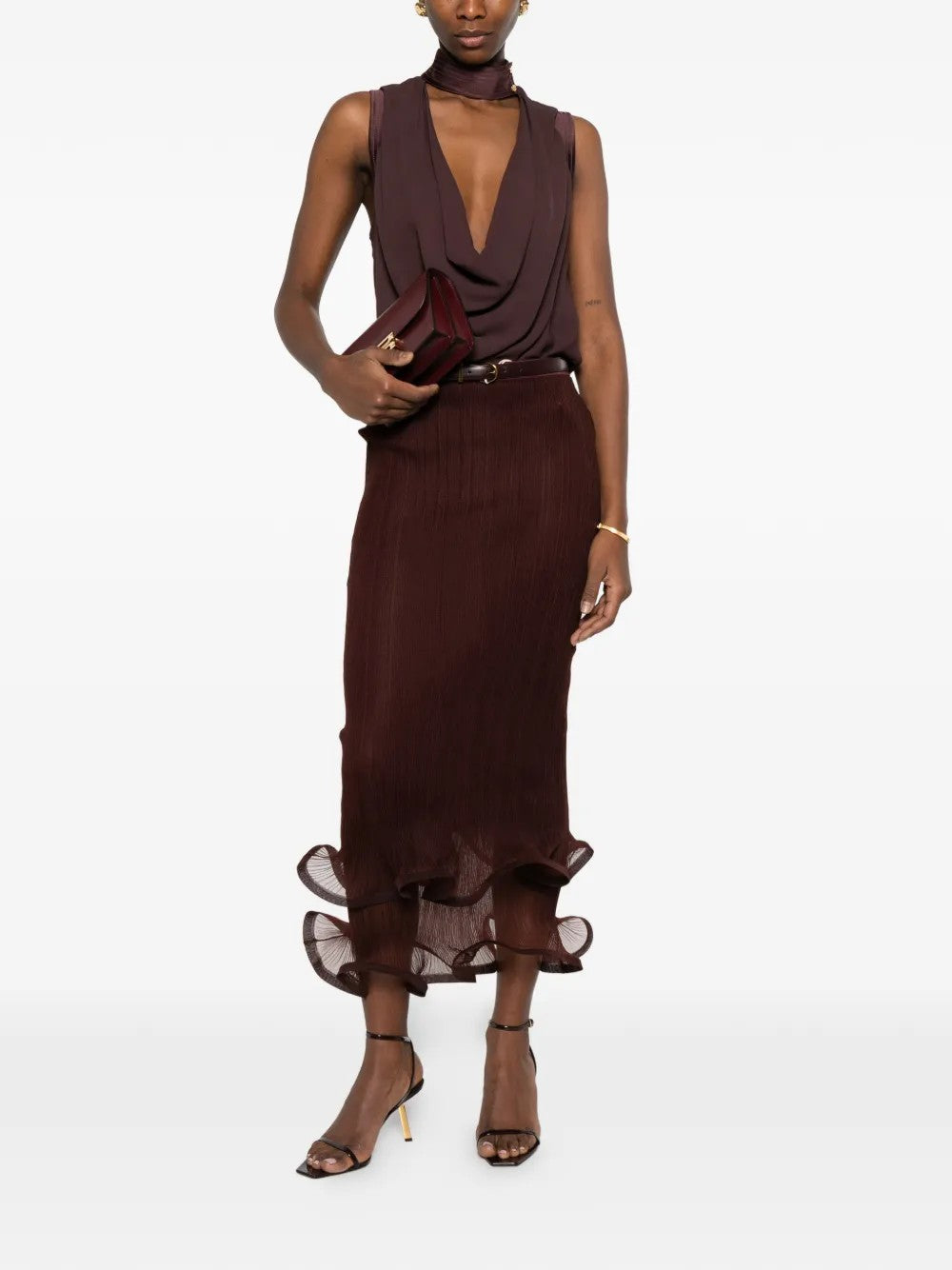 Elisabetta Franchi CAMICIE Marrone