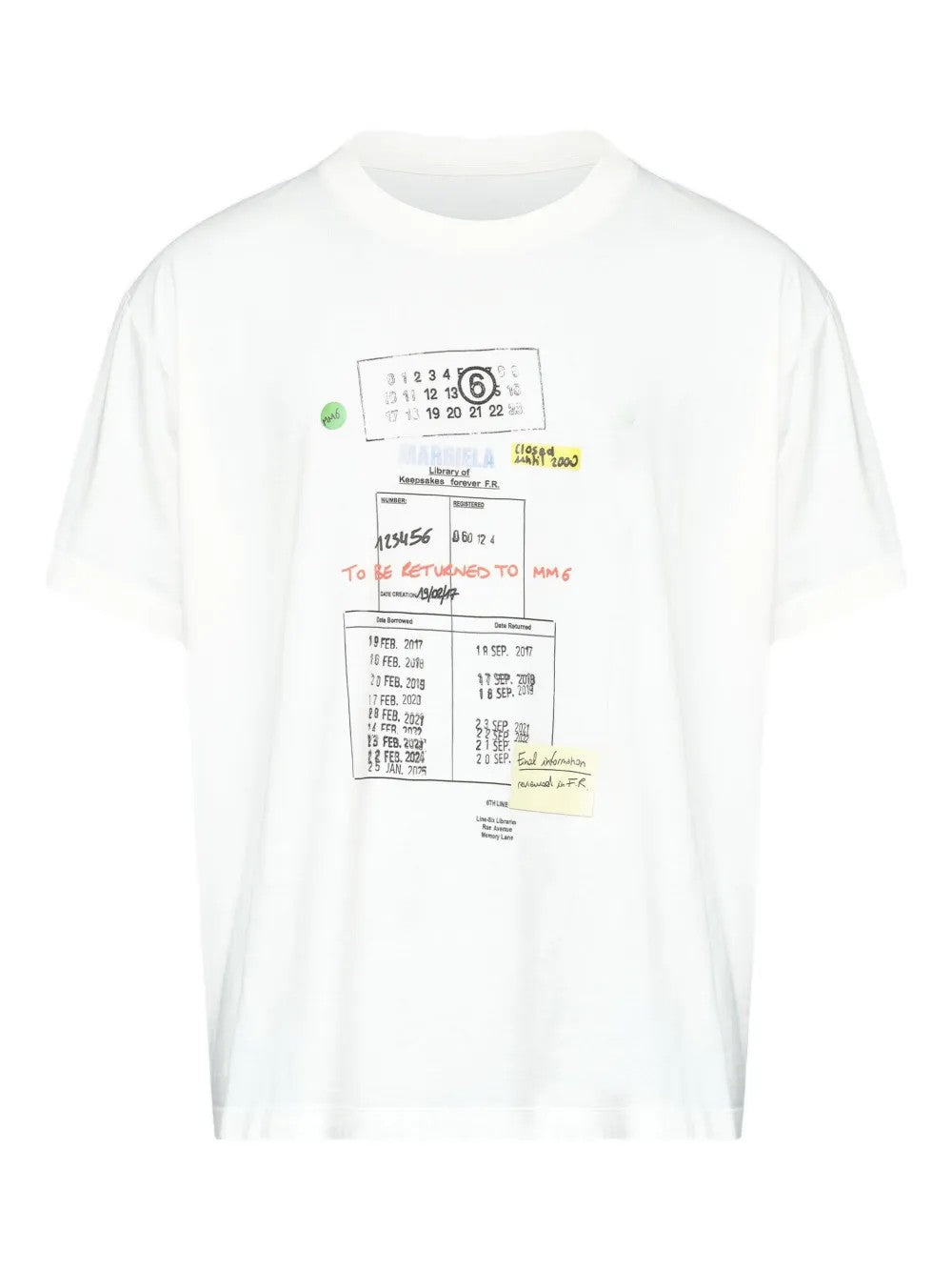 Mm6 Maison Margiela T-SHIRT Bianco