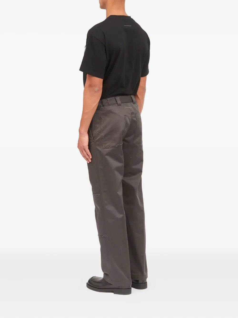 Mm6 Maison Margiela PANTALONI Grigio