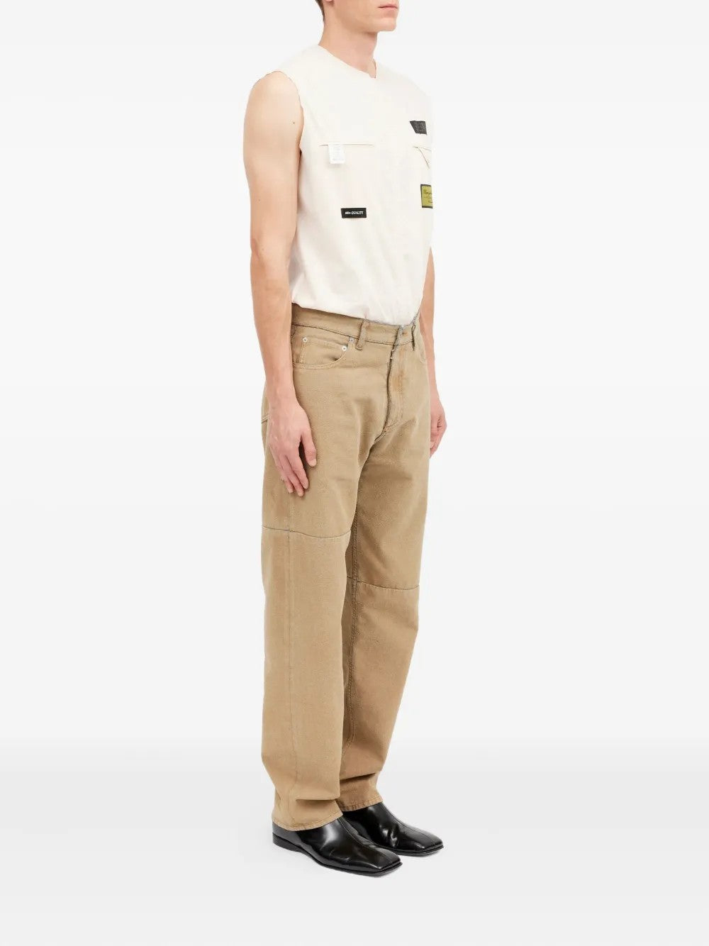 Mm6 Maison Margiela PANTALONI Beige