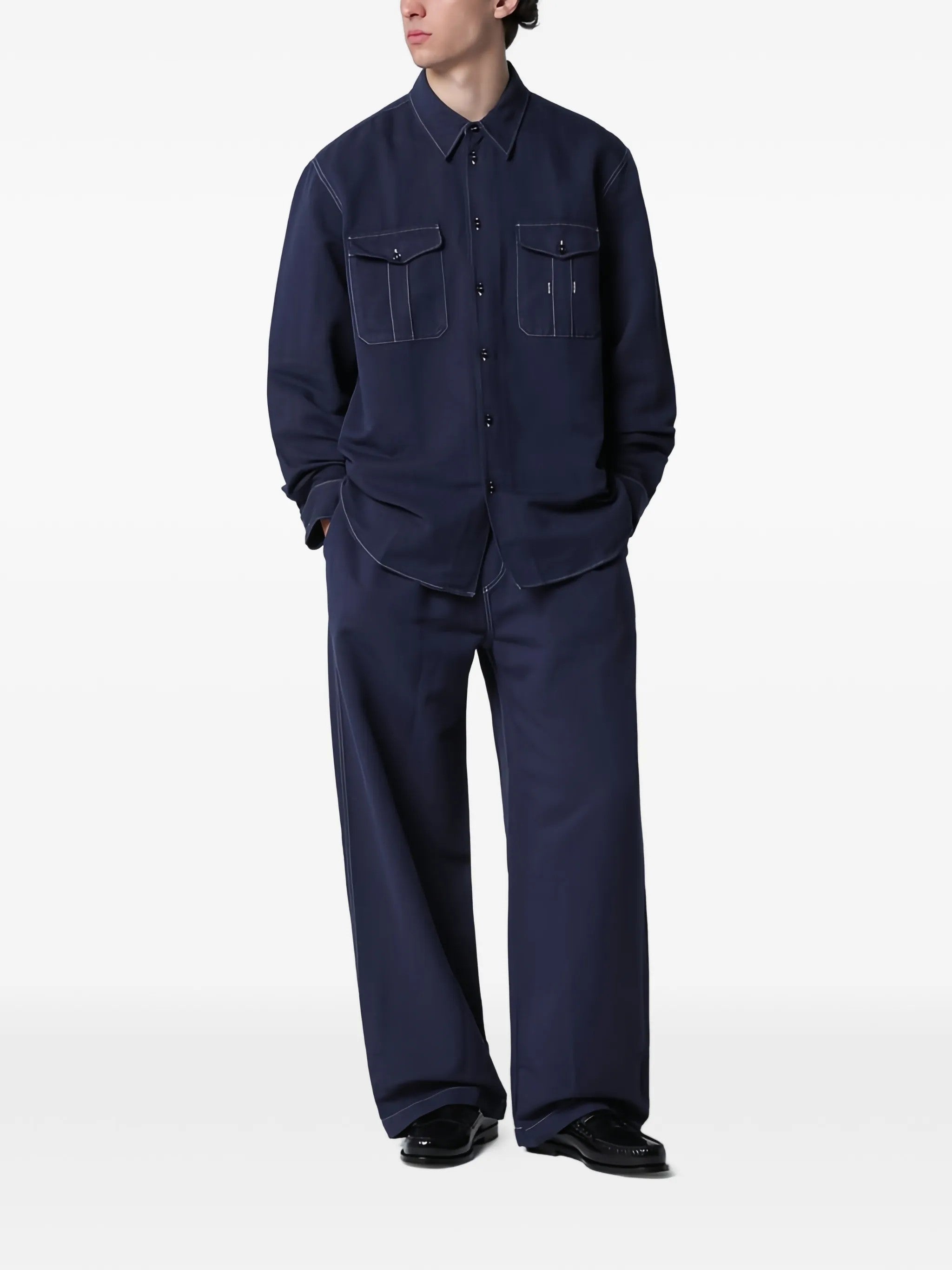 Studio Nicholson PANTALONI Blu