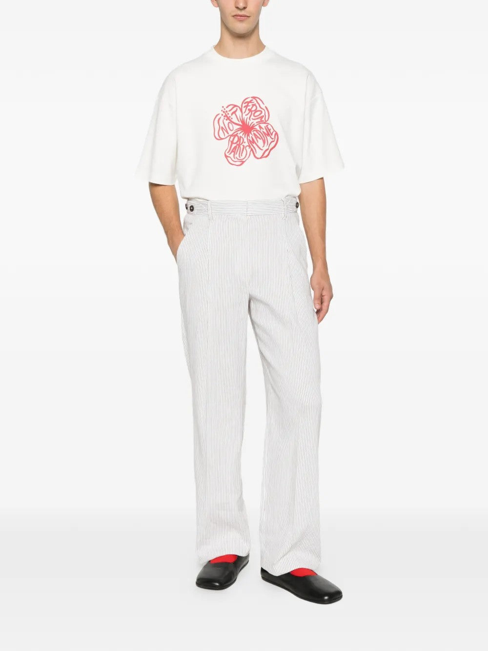 Drole De Monsieur T-SHIRT Bianco