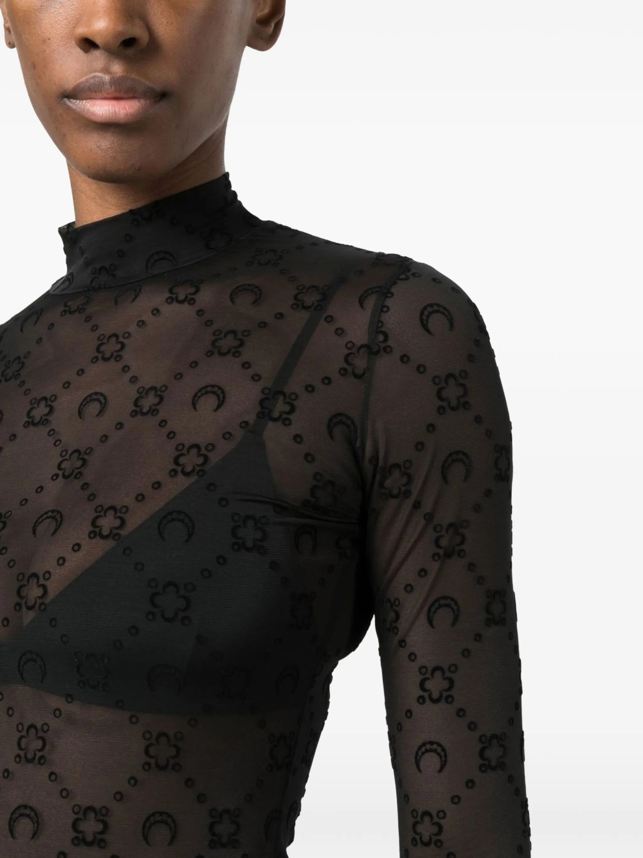 Marine Serre TOP Nero