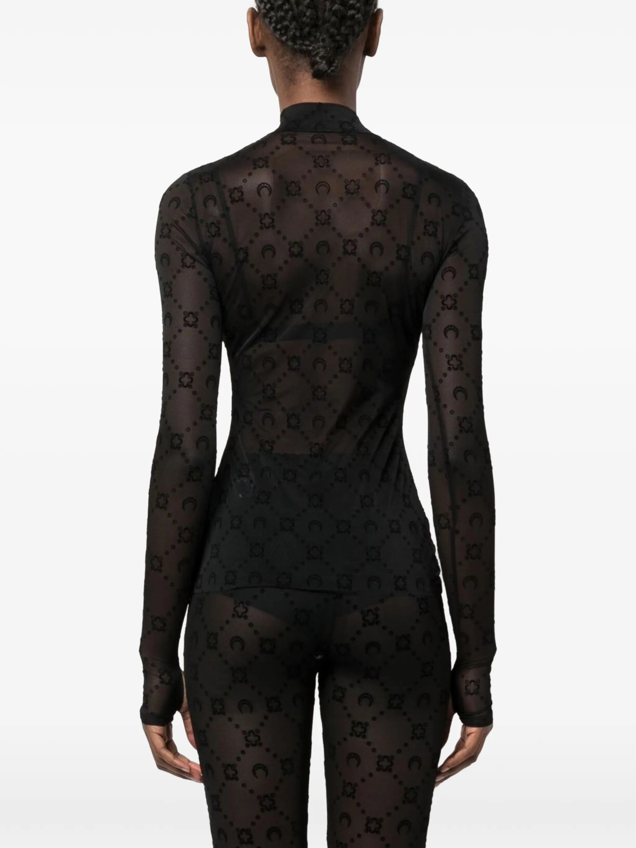 Marine Serre TOP Nero