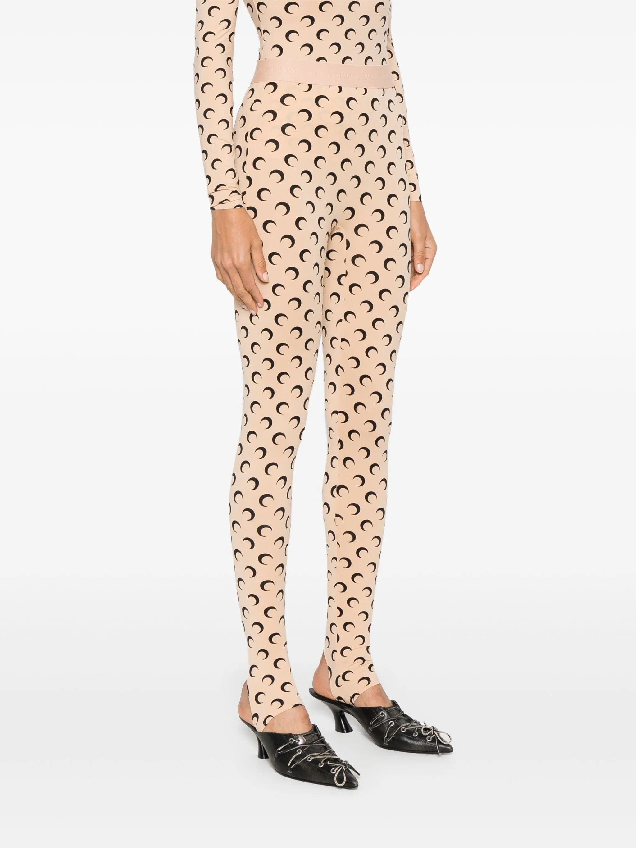 Marine Serre PANTALONI Beige