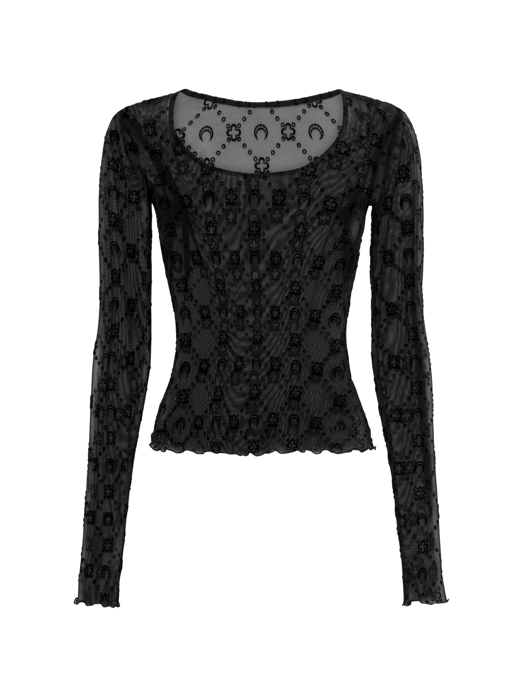 Marine Serre TOP Nero
