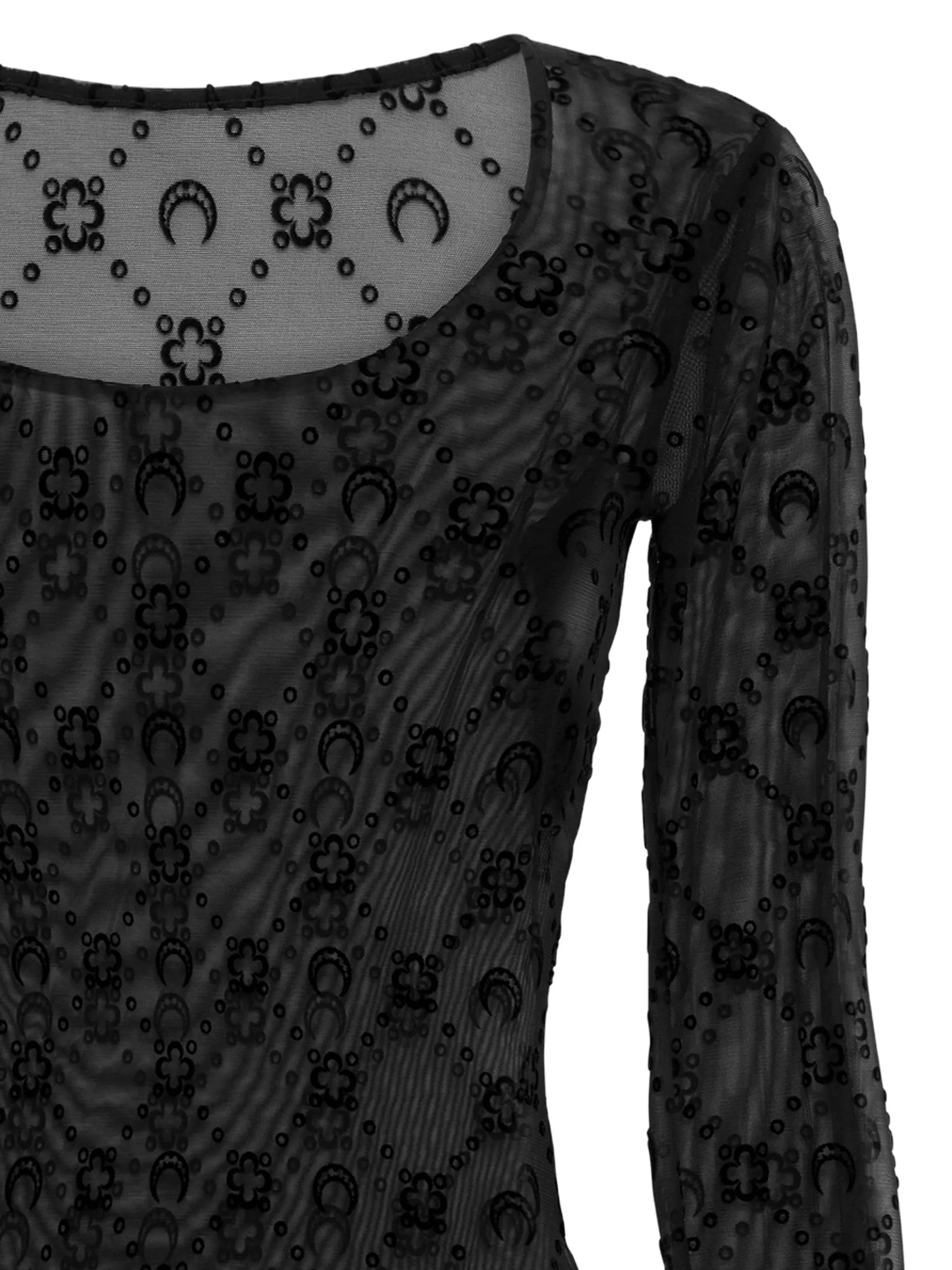 Marine Serre TOP Nero